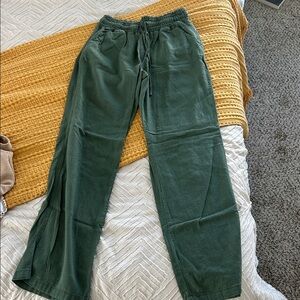 SO Olive Green Smocked Pants
